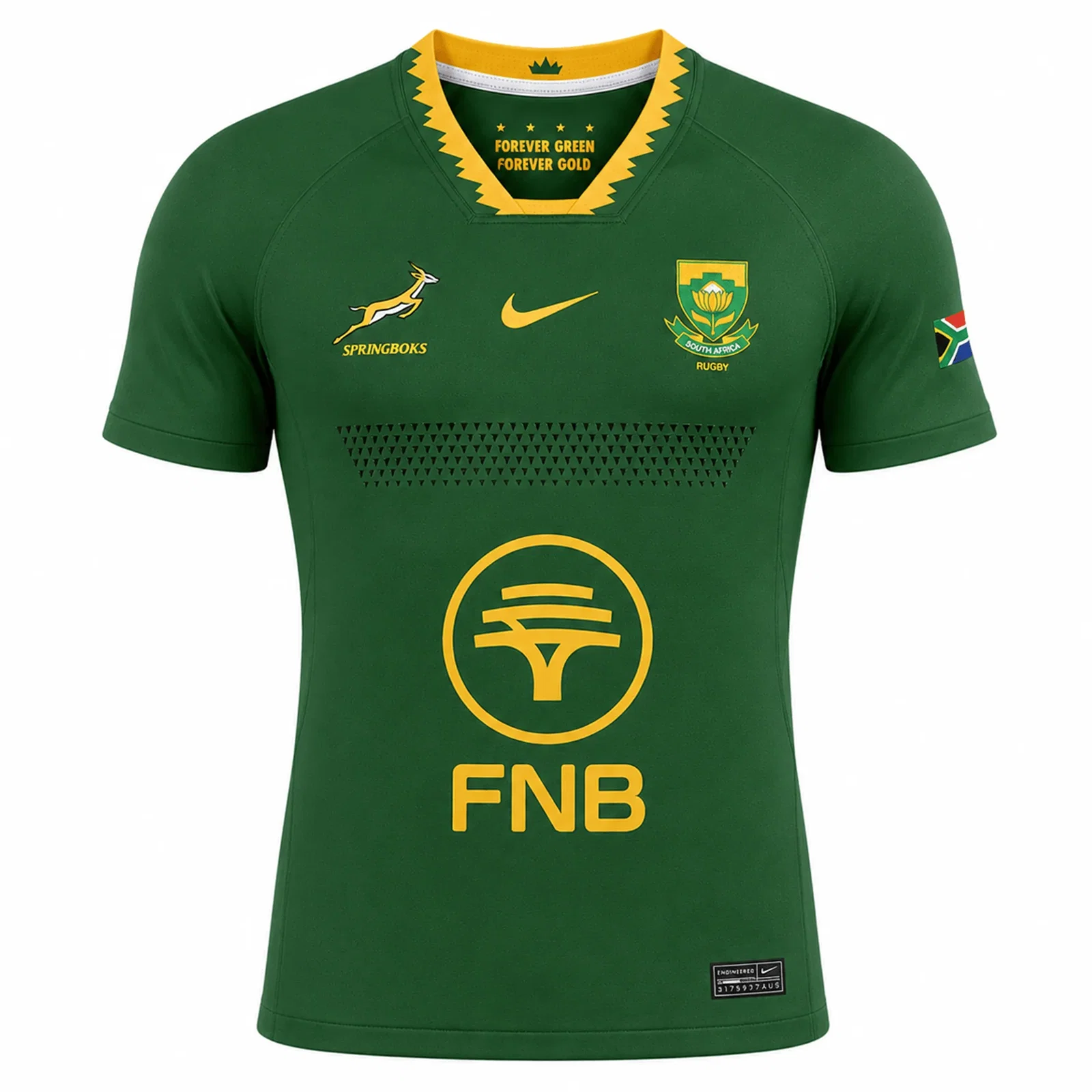 Image of Springboks 26/27 Authentic Match Home Jersey by Nike