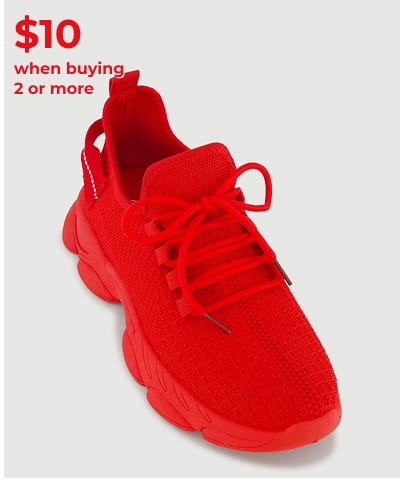 Shop Textured Knit Low Chunky Platform Lace Up Sneakers