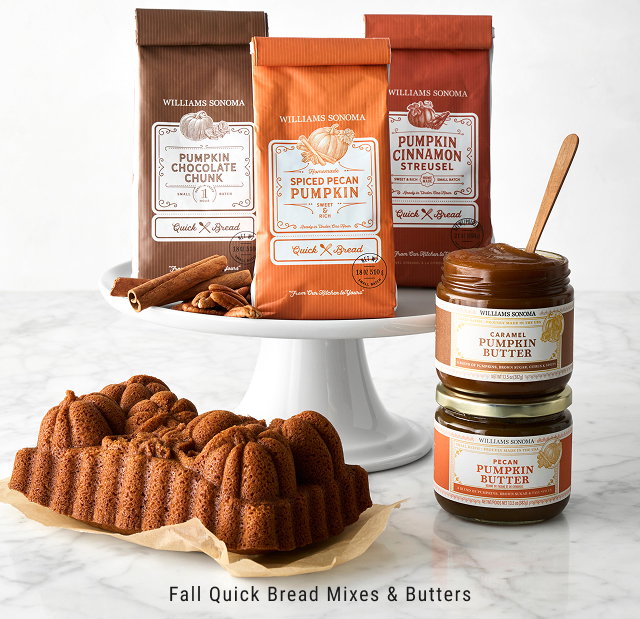 Fall Quick Bread Mixes & Butters