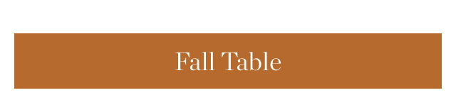 Fall Table