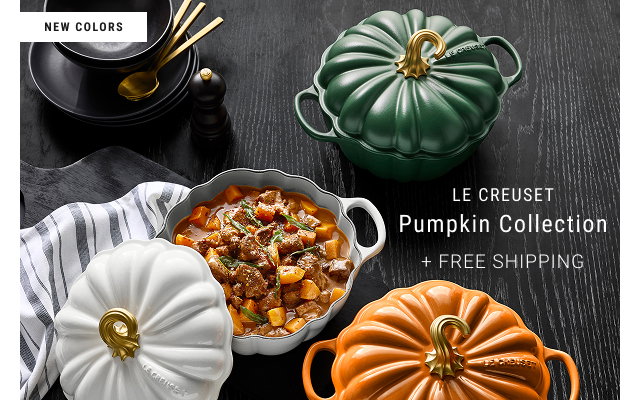 Le Creuset Pumpkin Collection + Free Shipping