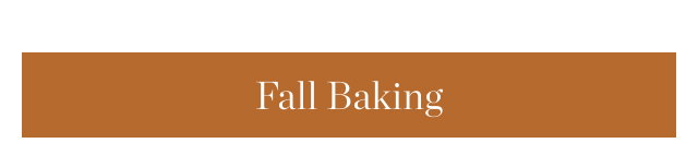 Fall Baking 