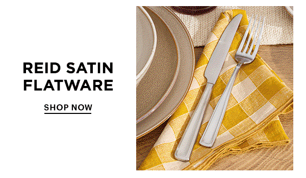 REID SATIN FLATWARE  SHOP NOW