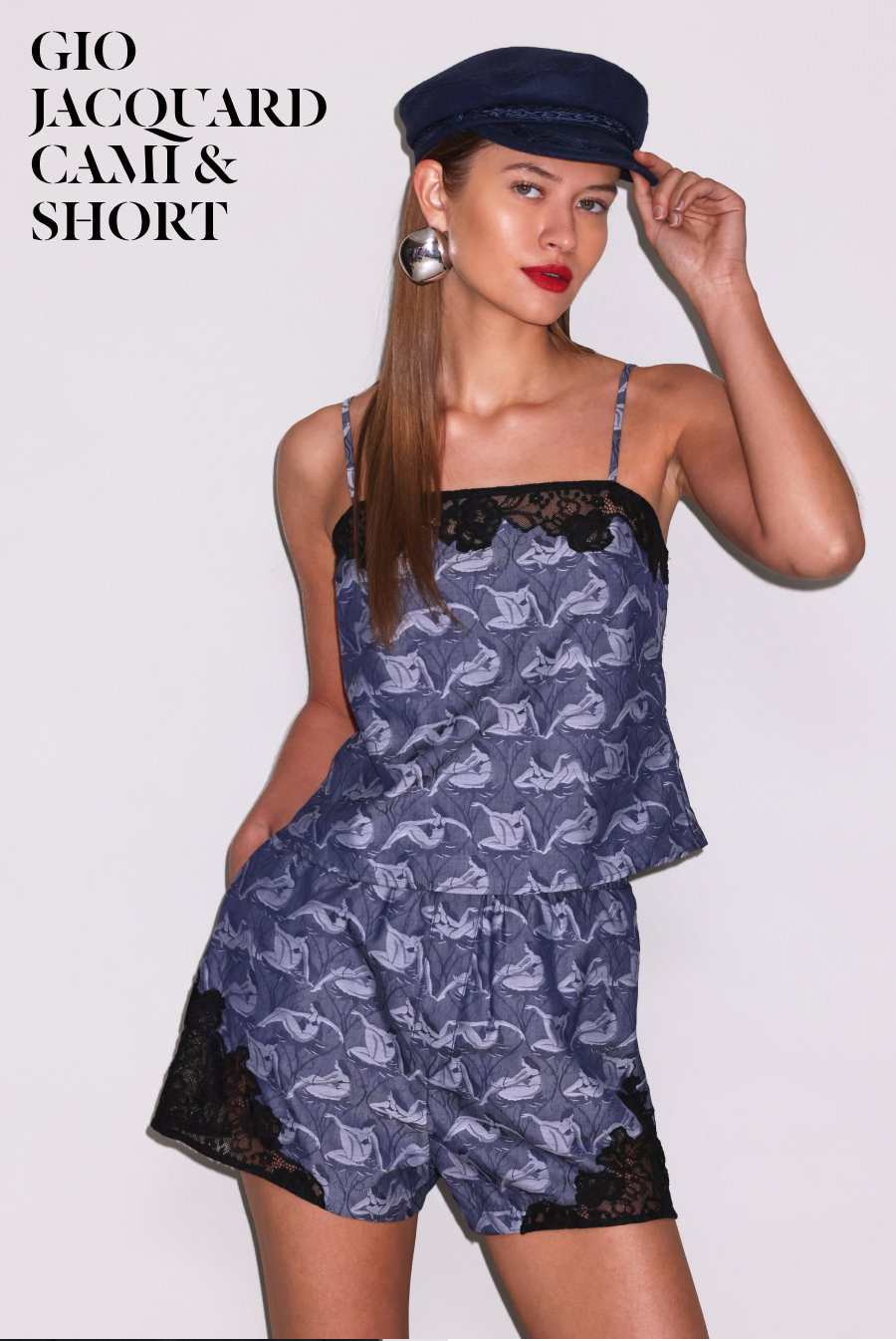 Gio Jacquard Cami & Short