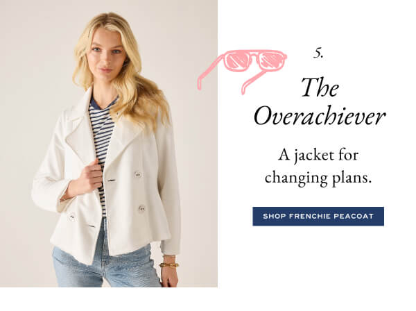 The Overachiever - A jacket for changing plans. - Shop frenchie peacoat