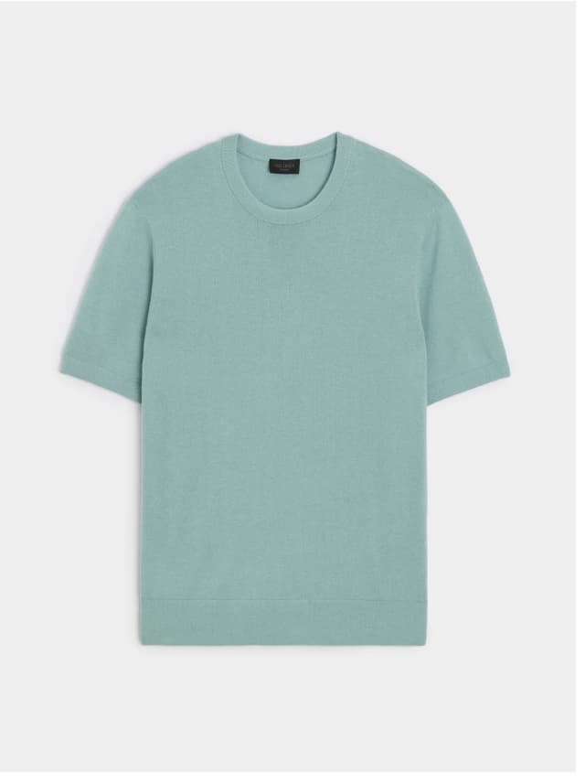 Silk-Cashmere Sweater Tee