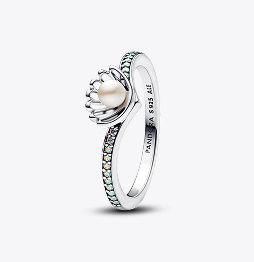 Disney Princess Ariel Shell Treated Freshwater Cultured Pearl Ring