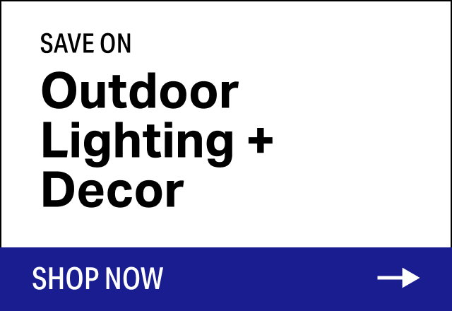 Save on Modern Outdoor Lighting + Decor