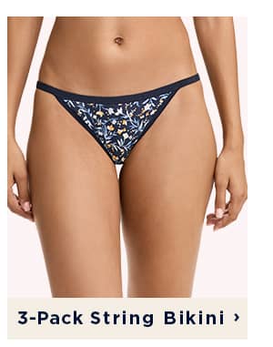 shop 3-pack string bikini