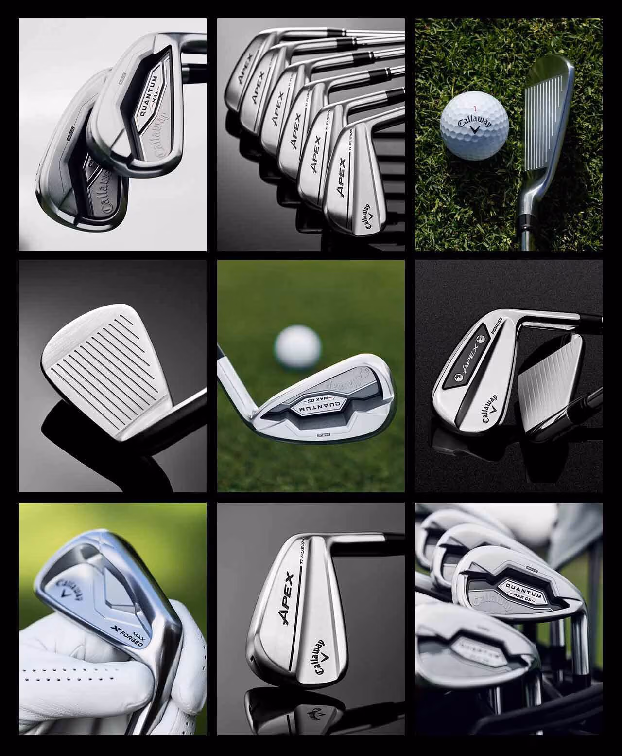 Quantum, X Forged, and Apex Irons