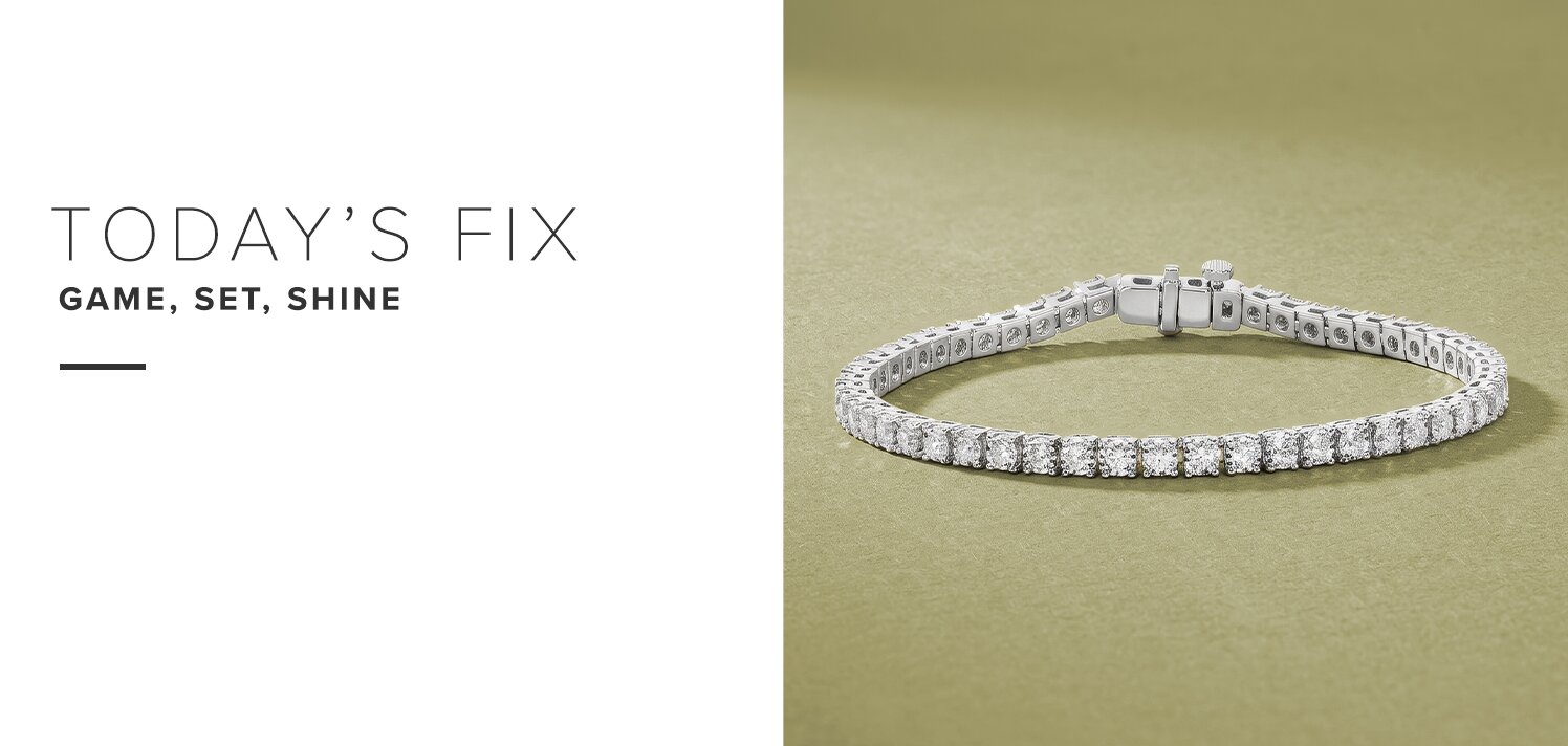 7.00 ct. tw.: Lab-Grown Diamond Tennis Bracelet