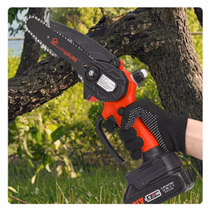 Mini Rechargeable Chainsaw with Batteries by LivingSURE™