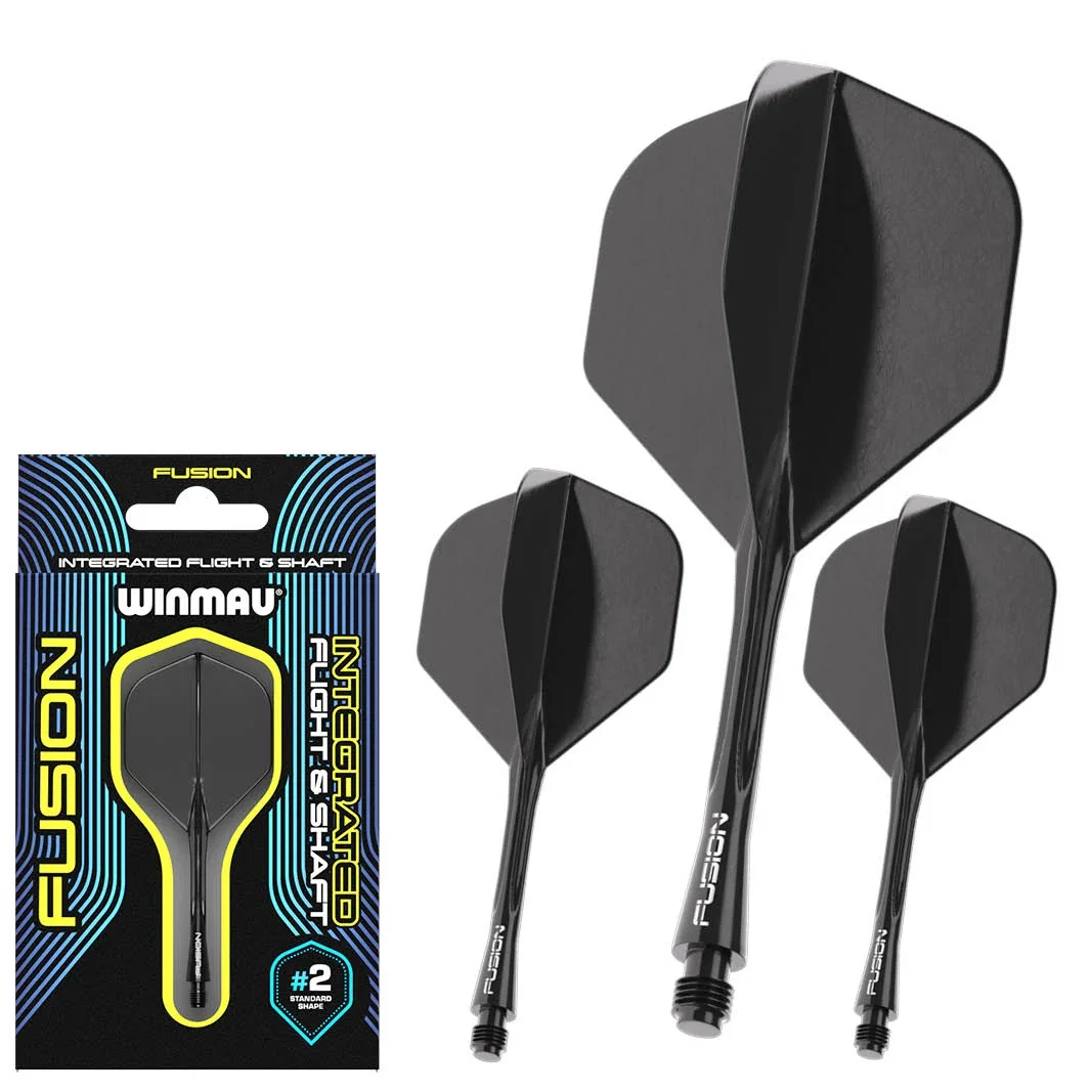 Image of Fusion #2 Integrated Flight & Shaft - Black