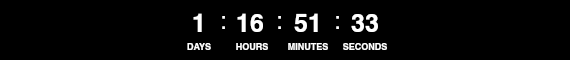 72 Hour Countdown Timer