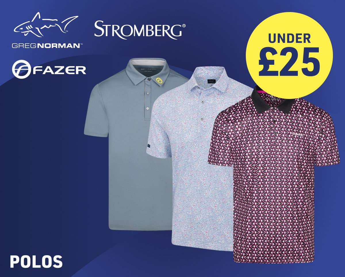 Collection of Polos included in Blue Flag Offer