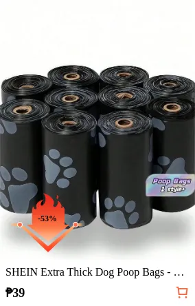 SHEIN Extra Thick Dog Poop Bags -...