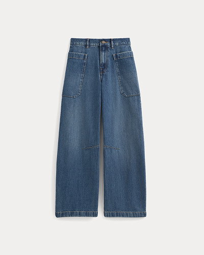 Image | The Gardener Pull-On Jean | Medium Indigo