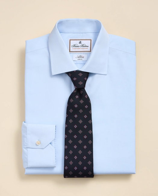 Image of Luxury Cotton English Spread Collar,