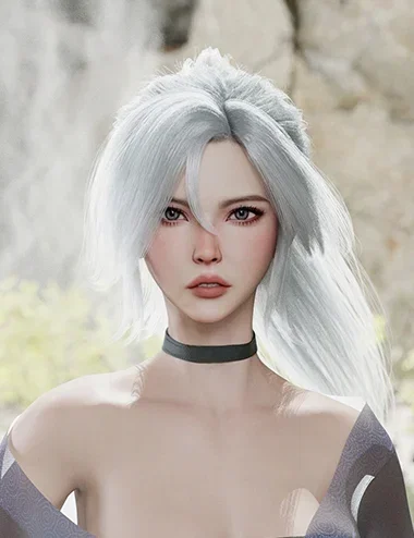 Noki Wolf Cut High Ponytail for Genesis 9