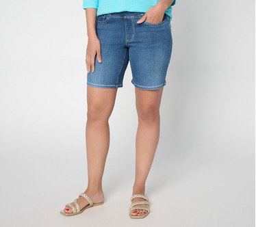 Belle by Kim Gravel Regular TripleLuxe Denim 5- Pocket Short