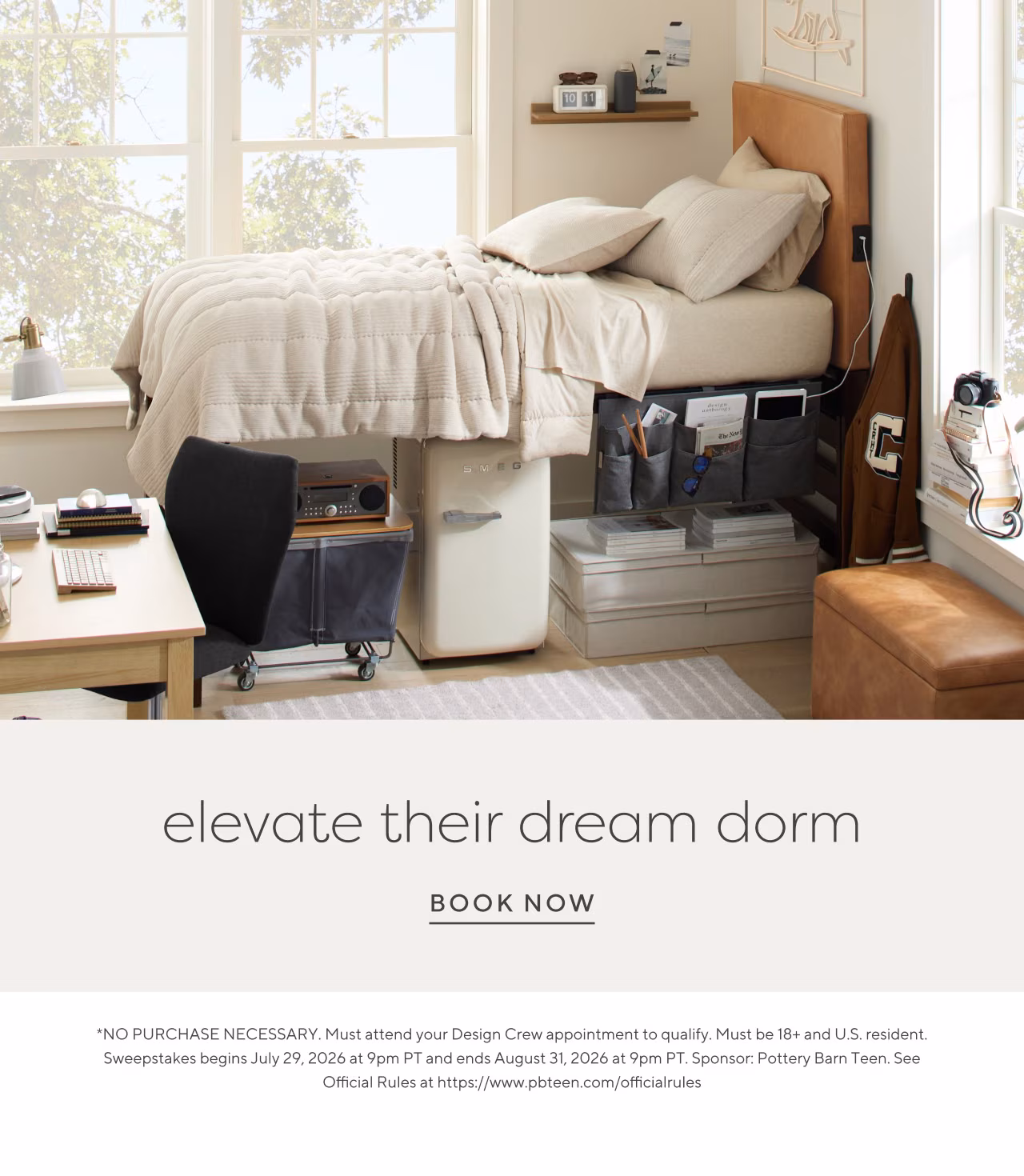 Elevate their dream dorm