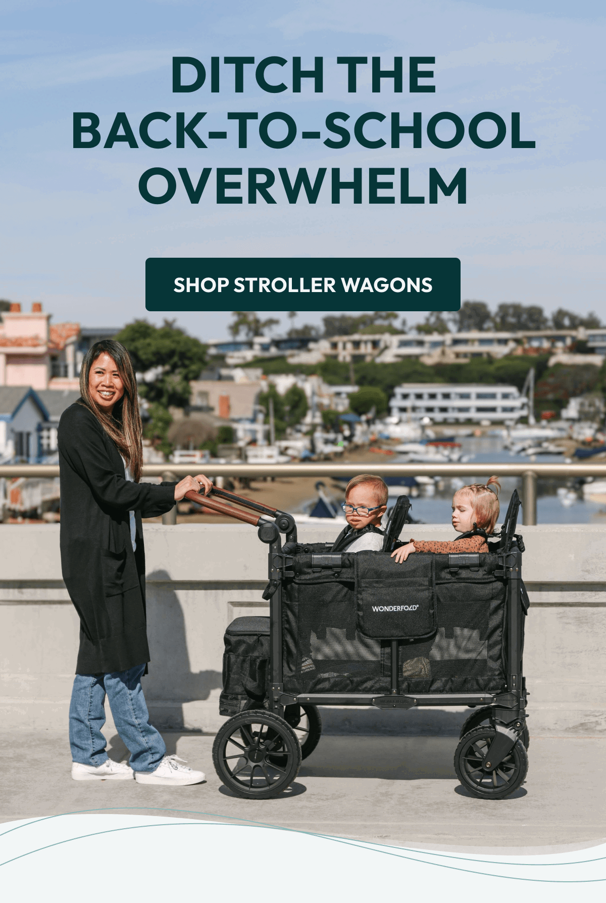 Ditch the Back-to-School Overwhelm | Shop Stroller Wagons 