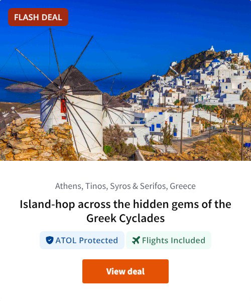 Island-hop across the hidden gems of the Greek Cyclades