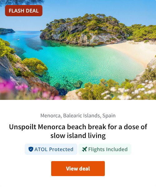 Unspoilt Menorca beach break for a dose of slow island living