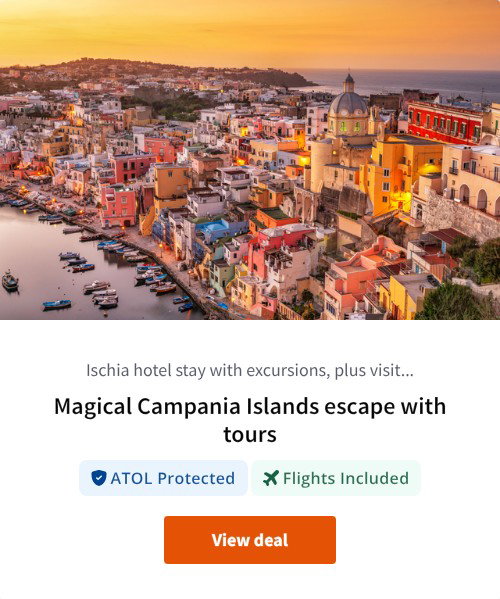 Magical Campania Islands escape with tours