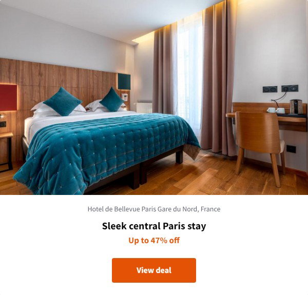 Sleek central Paris stay