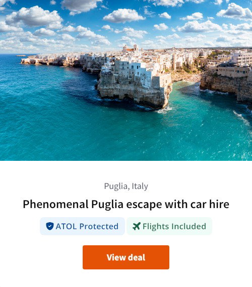 Phenomenal Puglia escape with car hire