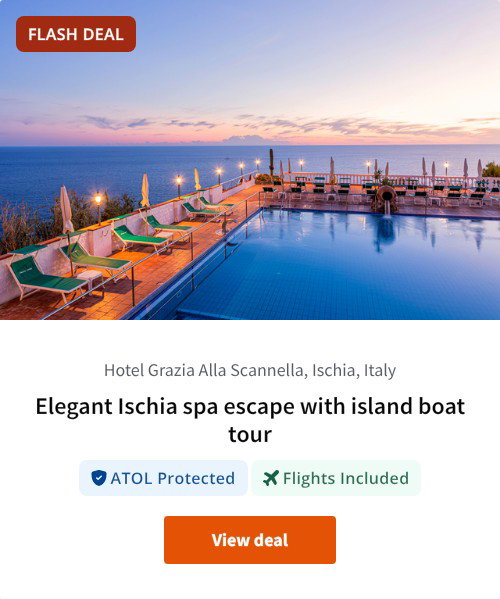 Elegant Ischia spa escape with island boat tour