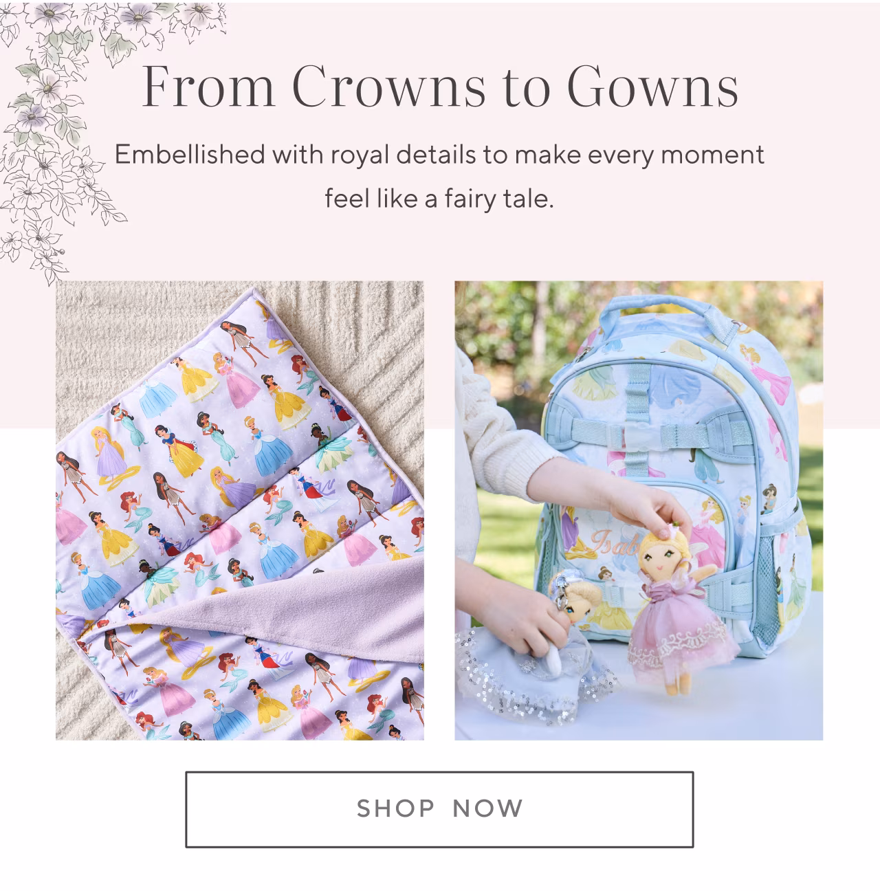 from crowns to gowns