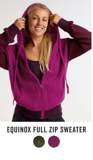 Shop the Equinox Full Zip Sweater