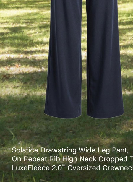 Solstice Drawstring Wide Leg Pant 29"
