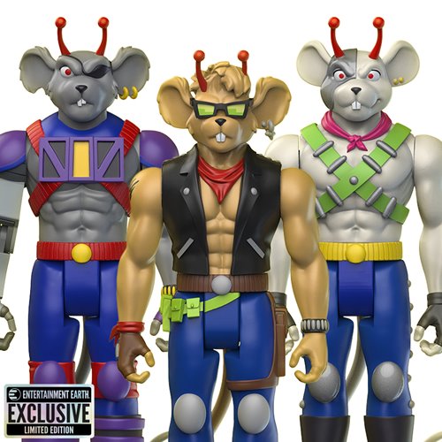 Biker Mice From Mars 3 3/4-Inch Action Figure 3-Pack - Entertainment Earth Exclusive