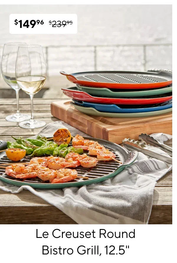 Le Creuset Round Bistro Grill, 12.5