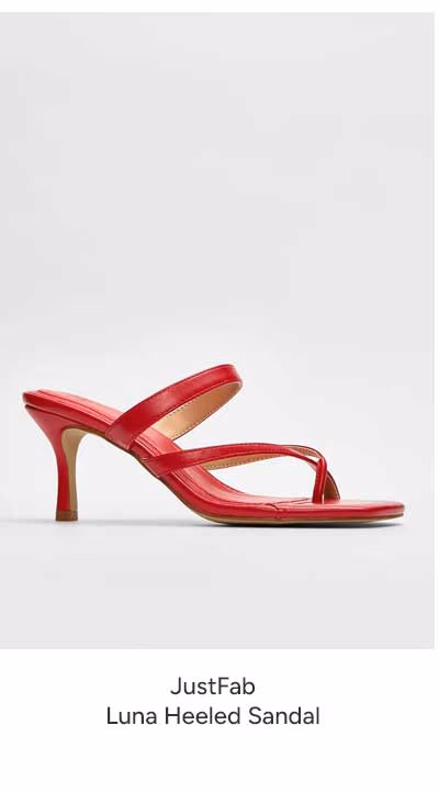 JustFab Luna Heeled Sandal