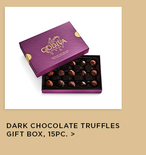 Dark Chocolate Truffles Gift Box, 15pc.