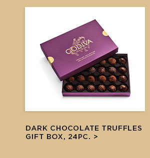 Dark Chocolate Truffles Gift Box, 24pc.