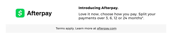 Afterpay available at Cavender's
