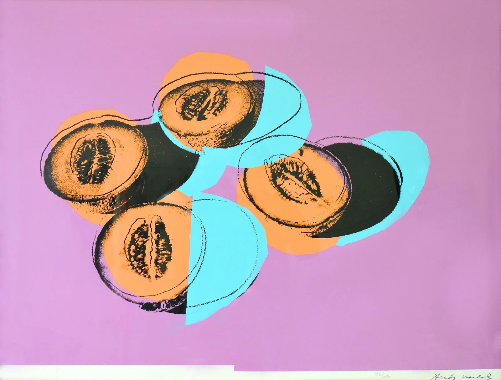 Andy Warhol, Cantaloupes II (from Space Fruit: Still Lifes), 1979