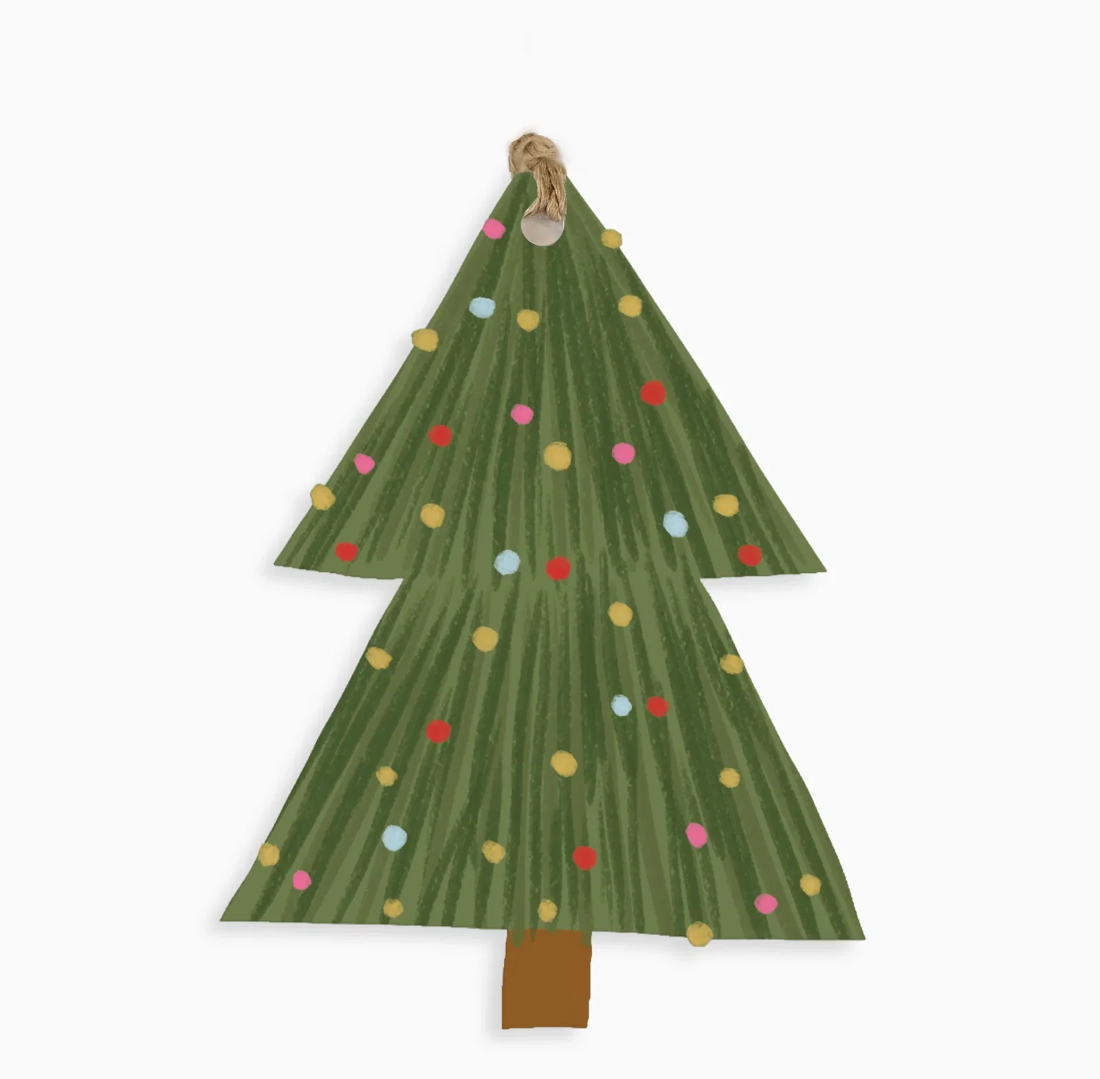 Image of ZWT46 - Fun Tree Christmas Gift Tags (6 pack)