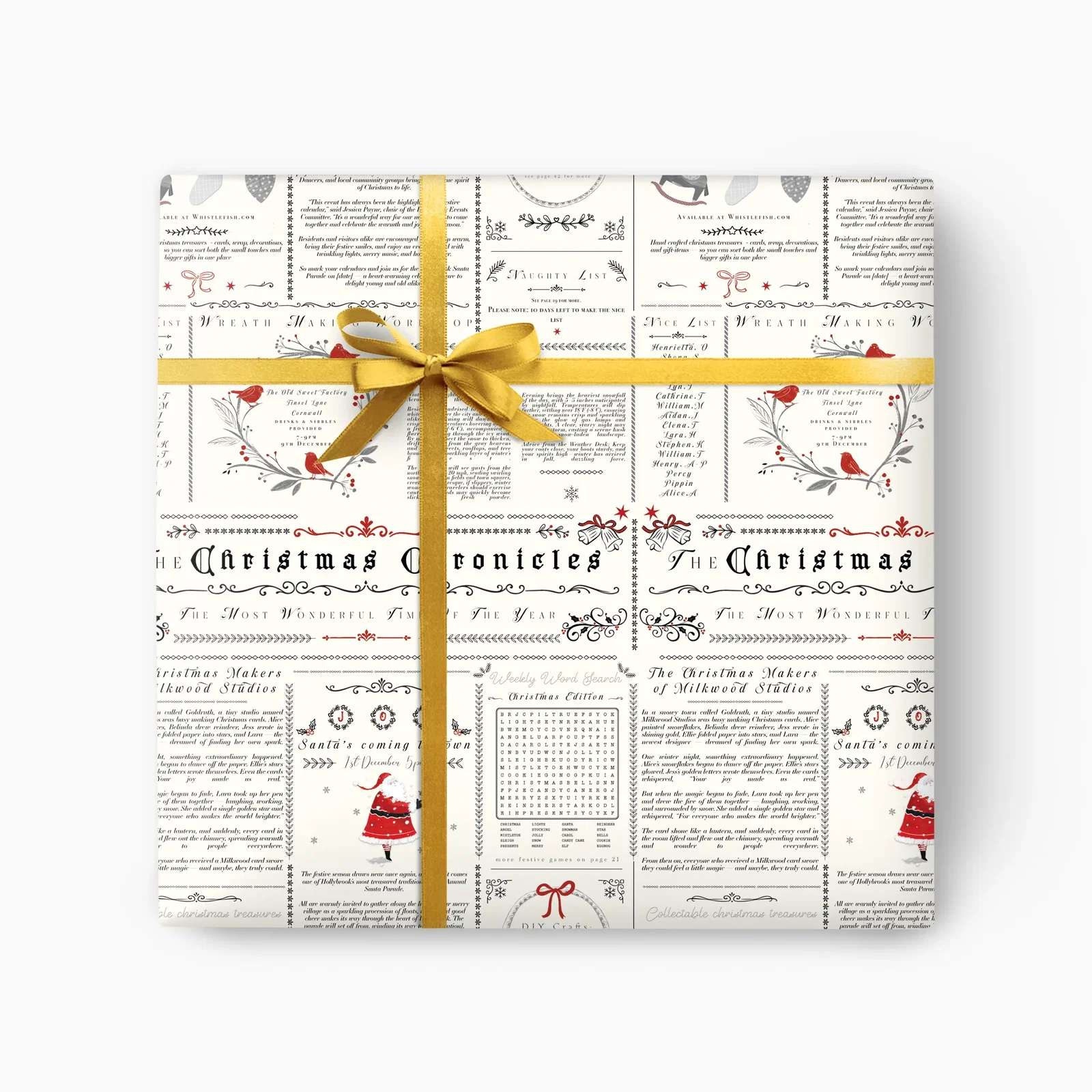 Image of CWP058 - Chronicles Christmas Wrapping Paper