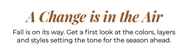 A Change is in the Air