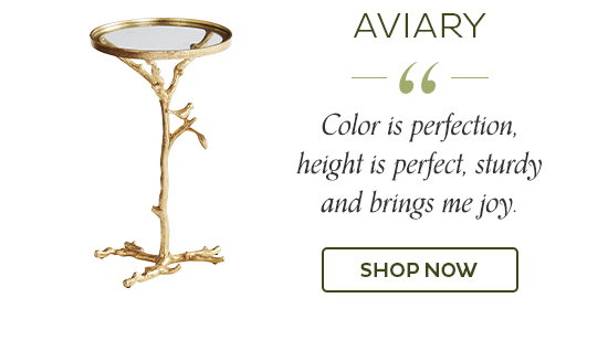 Aviary - "Color is perfection, height is perfect, sturdy and brings me joy." - Shop Now