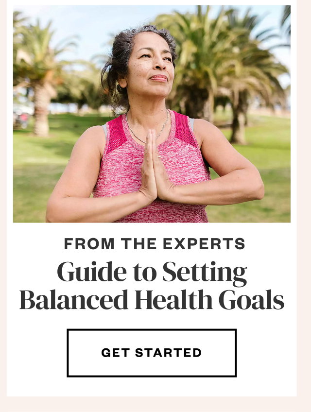 Guide to Setting Balanced Health Goals