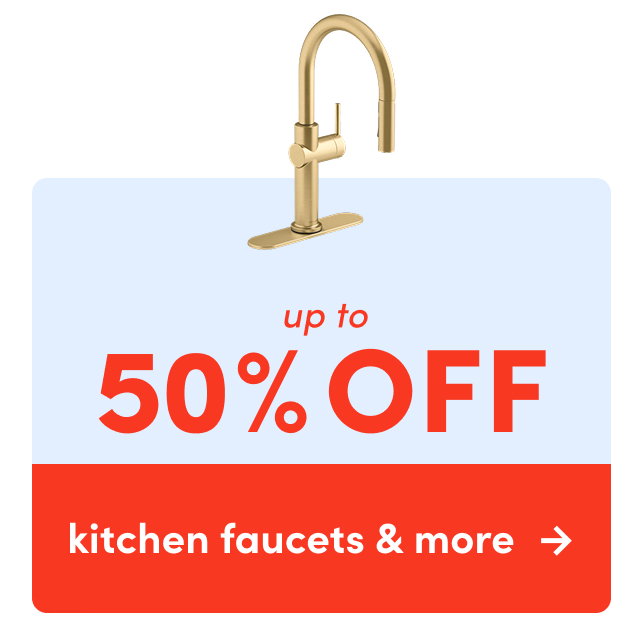 kitchen faucets & more on clearance