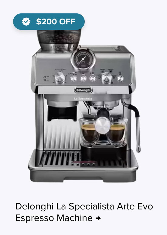 DeLonghi La Specialista Arte Evo EC9255M Espresso Machine - sp $499.95, $200 off