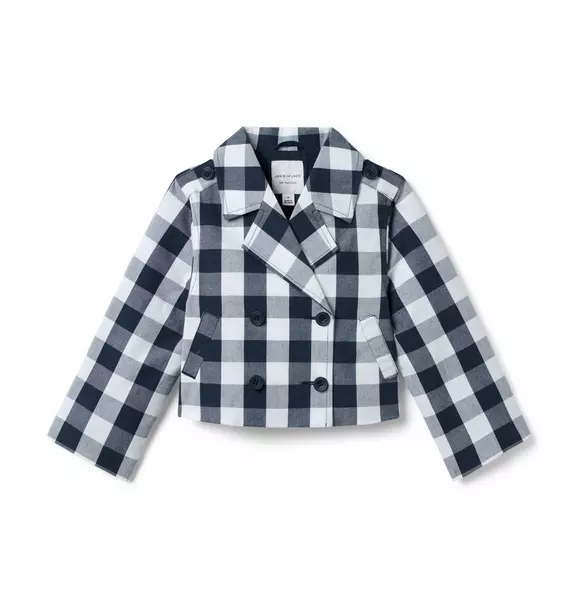 The Gingham Cropped Jacket
